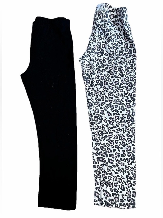 Epic Threads Other - Epic Threads and Okie Dokie Black and white leopard print leggings bundle